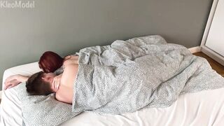 Morning sex with ex-ex-wife KleoModel. Cum on her big ass