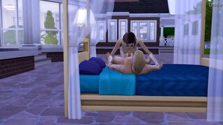 StepSon Fucks Sleeping Korean StepMom After Swimming In The Pool
