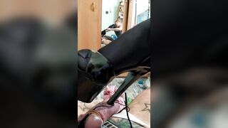 Cock torture with electro stimulation.Gf Karix Real Slut