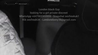 Uber back seat eating pussy black London orgasm