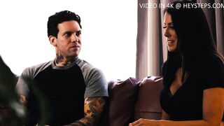 Full-bosomed Reagan Foxx gets banged by her stepson
