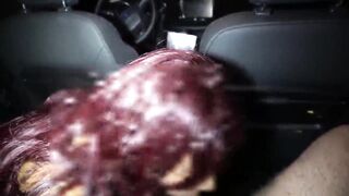 seducing the Uber driver Outdoor squirt & sex without condom
