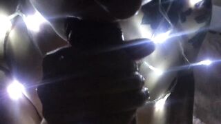 Blowjob and facial inside Christmas by Bombshell ex-wifey KleoModel
