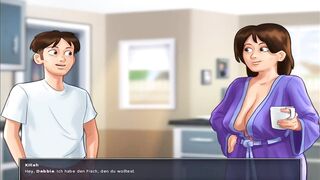 Summertime saga aunt and stepmom Part 3 (Deutsch sub)