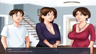 Summertime saga aunt and stepmom Part 3 (Deutsch sub)