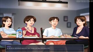 Summertime saga aunt and stepmom Part 3 (Deutsch sub)
