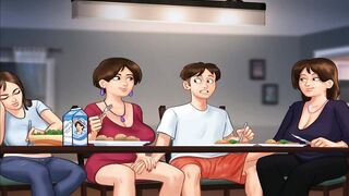 Summertime saga aunt and stepmom Part 3 (Deutsch sub)