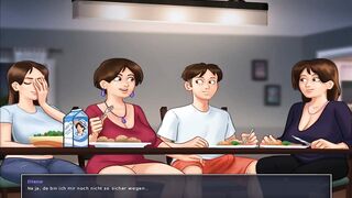 Summertime saga aunt and stepmom Part 3 (Deutsch sub)