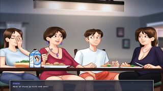 Summertime saga aunt and stepmom Part 3 (Deutsch sub)