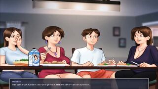 Summertime saga aunt and stepmom Part 3 (Deutsch sub)