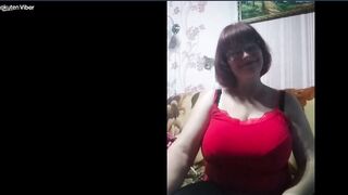 Huge Tit lithuanian , first viber call