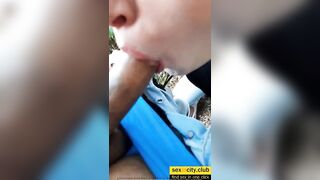 German Girl Gets Outside Pounded! On A Walk In The Forest