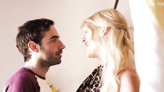 Slutty milf Kit Mercer flirts and fucks her gifted stepson