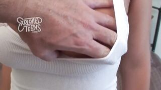 WOW! Ass licking and titty fucking with these DDD cup titties