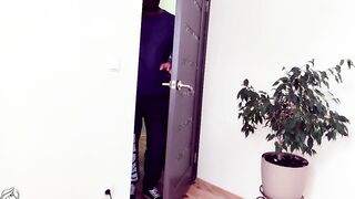 Burglar Licking Toes and Rough Fucks Ass And Snatch Girl