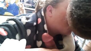 Cheating wifeand dyke loversuck husbands dck.
