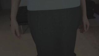 Katie Gives Blowjob and Swallows Cum
