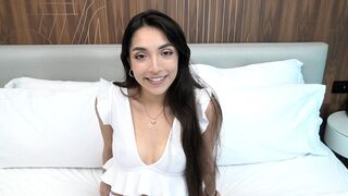 Check out this petite Latina with perfect titties and a fat ass!