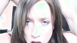 Paige Gives Her Hubby a Suck Job, Fucks and Swallows TWO Hot Loads