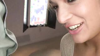 Nadia Loves Eating a Big Sticky Facial!