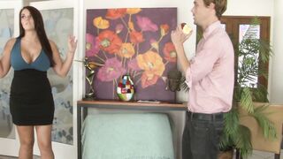 Red MILF offers anal fuck to son in law