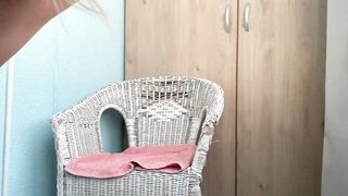 Blonde beauty has an orgasm from her sex toy