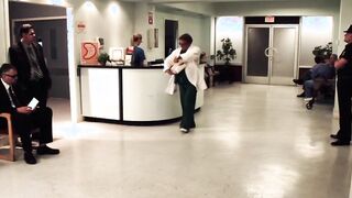 Sexy nurse sucking cock to cop