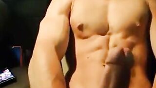Str8 guy stroke in car while watching porn