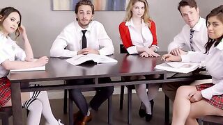 After their sexcapades the previous night, Blair, Jo, and Nat have been grounded by Mrs.