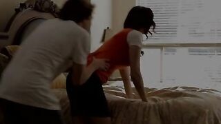Sex crazed sexy Holly Michaels becomes increasingly turned on as and her man play pool. Her hands roam her gigantic