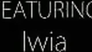 Sex beauty Iwia runs her hands lightly up and down her ultra-sensitive body as she eyes her man Johnny and