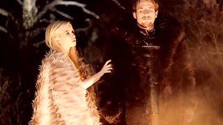 Jon Snow stands by the fire contemplating his next move for conquest when he is approached by Khalisse. A light