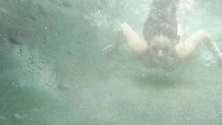 Lucy doll and Preston Parker are dig a couple's day in their private oasis as they swim and frolic in
