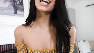 Slender Latina Gina Valentina took her stepbrother Tony's cell phone and texted his GF a message that he's been cheating