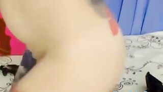 Dirty Tattoo Girl drink pee