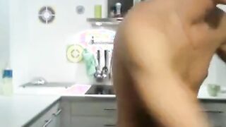 Wonder boy jerks off and cums alot