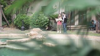 Asian celebrated anniversary on big cock