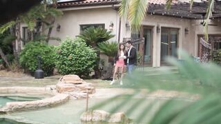 Asian celebrated anniversary on big cock