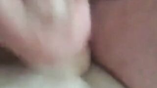 My buddy covers my cock with his cum !