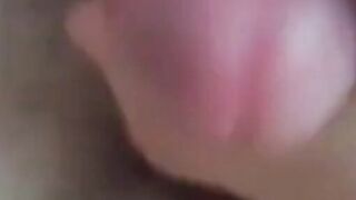 My buddy covers my cock with his cum !