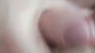 My buddy covers my cock with his cum !
