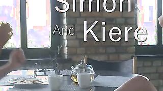 Kiere is dig a quiet day inside her kitchen when she hears a knock on