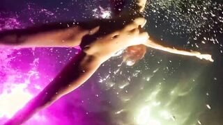 Stunning big tits teen shows nice body