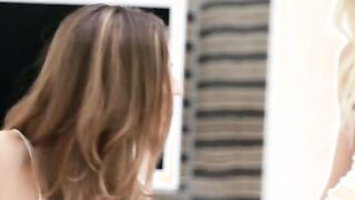 Brunettes Evfrat Mai and Xenia are inside the midst of a passionate make-out session when