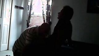 Sucking a str8 handyman