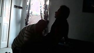 Sucking a str8 handyman