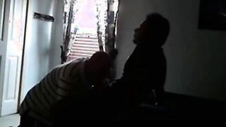 Sucking a str8 handyman
