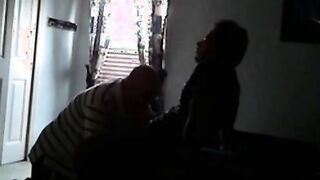 Sucking a str8 handyman