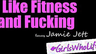 Jamie Jett wants to be a personal trainer, but she has to interview with Jason for the job. That's okay;