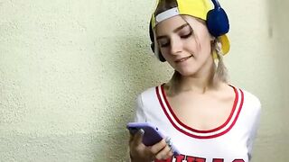 Horny Stepsister Teases her Classmate an